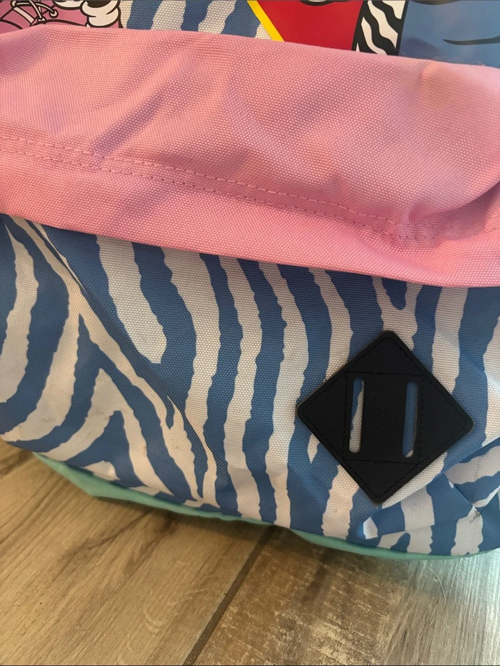 Kids Vans Mint, Pink & Yellow Mickey Backpack